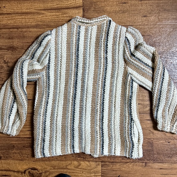 D.K. Gold by Donnkenny • Mohair/Lambswool • Striped • Beige/Brown/Grey • Jacket - Picture 14 of 14